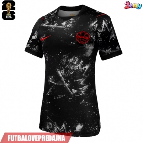 Lacne Ženy Futbalové dres Kanada MS 2026 Krátky Rukáv - Preč